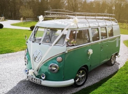 Splitscreen Campervan for weddings in Sheffield